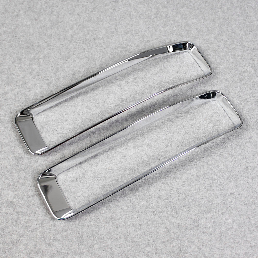 Fit For Jeep Wrangler 2018 2019 2020 2021 2022 Front Grill Grille Cover Trim Chrome