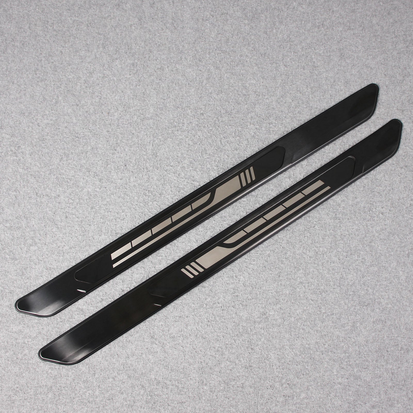 Fit for Toyota 2021 2022 Sienna Outside Door Sill Scuff Plate Guard Cover Trim Stainless Steel