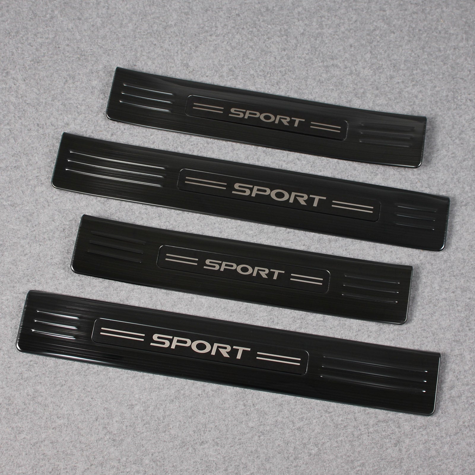 Fit for Toyota New Highlander 2020 2021 2022 Outside Door Sill Scuff Plate Guard Cover Trim Sport Style Stainless Steel