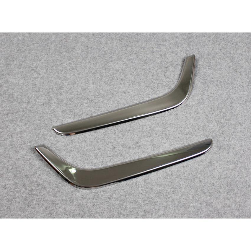 Fit for Honda 2017 2018 2019 CR-V CRV Chrome Front Fog Light Lamp Cover Trim Trims - beautost