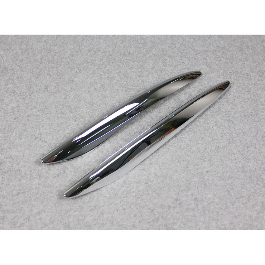 Fit For Mercedes-Benz New E-Class W213 E300 Sedan Sport 2017 2018 2019 2020 Chrome Front Corner Mesh Grill Molding Cover Trim