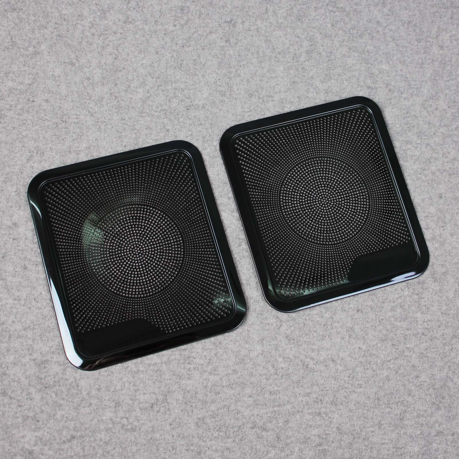 For Ford F-150 2015 2016 2017 2018 2019 2020 Interior 4 Door Sound Speaker Cover Trims Stainless Steel