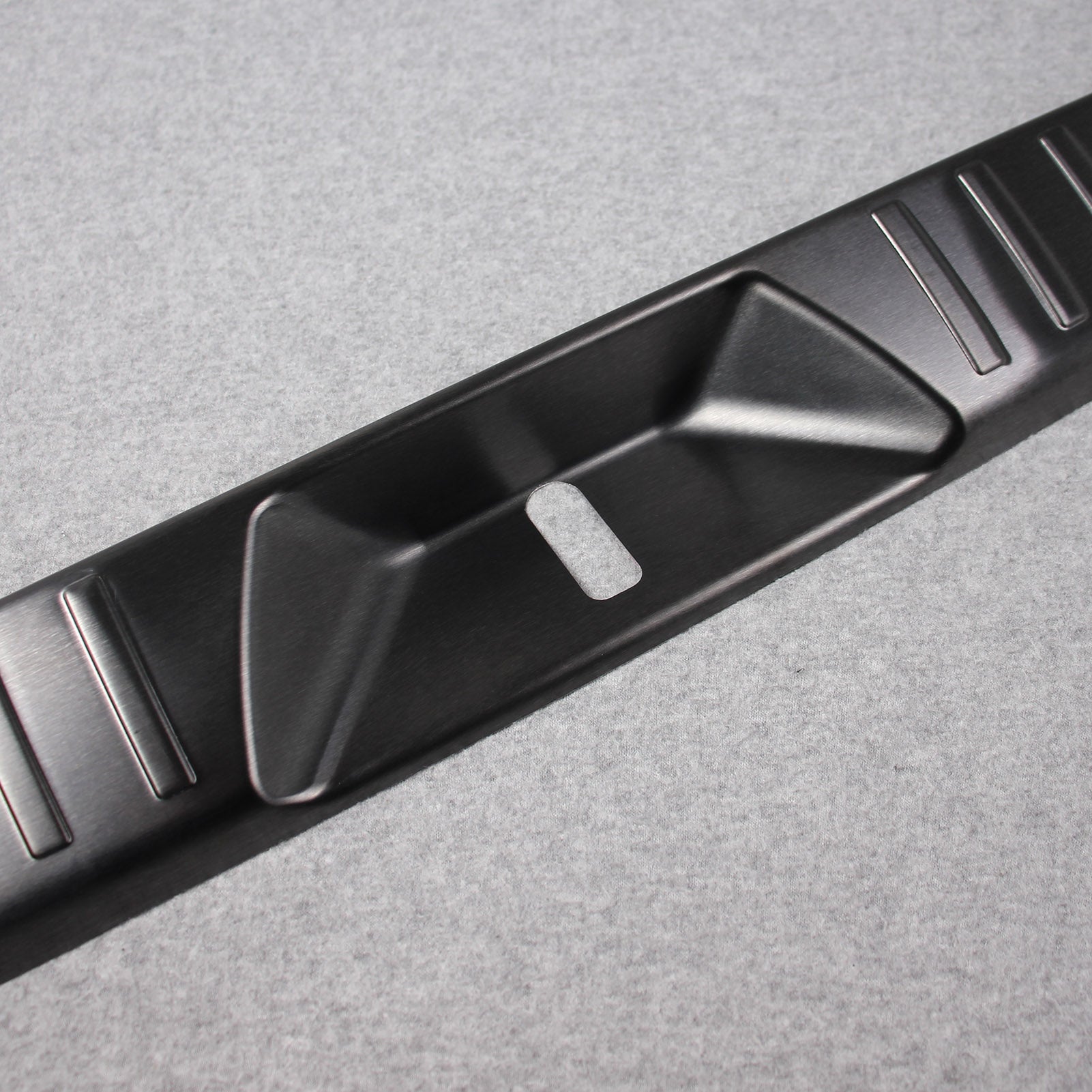 Fit for Toyota 2021 2022 2023 Sienna Rear Inside Bumper Sill Plate Guard Cover Trim Stainless Steel (Black)