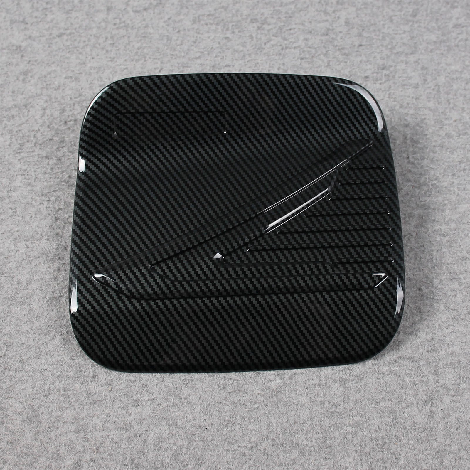 For Toyota Sienna 2021 2022 Fuel Gas Tank Cap Cover Trim Carbon Fiber Pattern