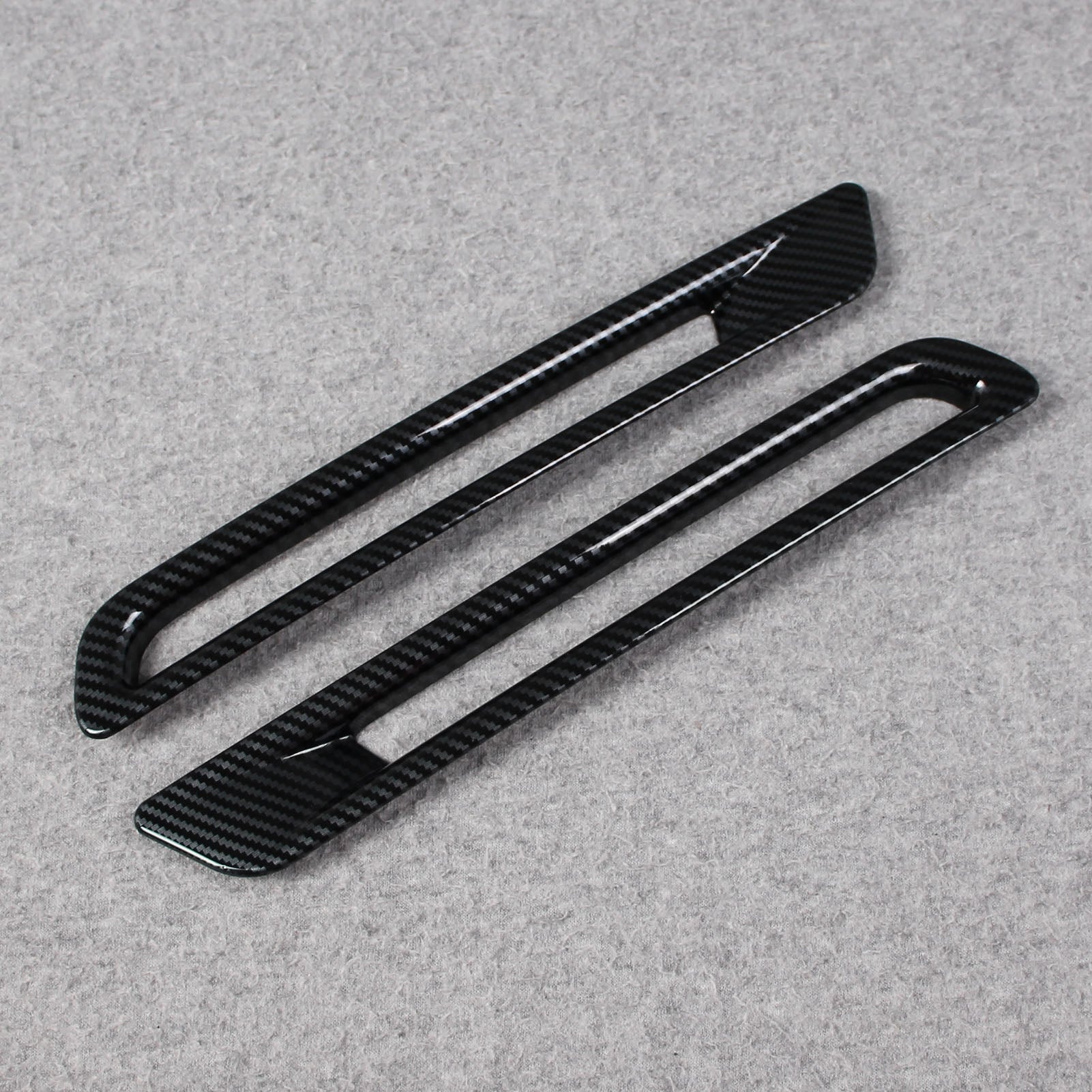 Fit for Toyota Sienna 2021 2022 Rear Fog Light Cover Trims Carbon Fiber Pattern