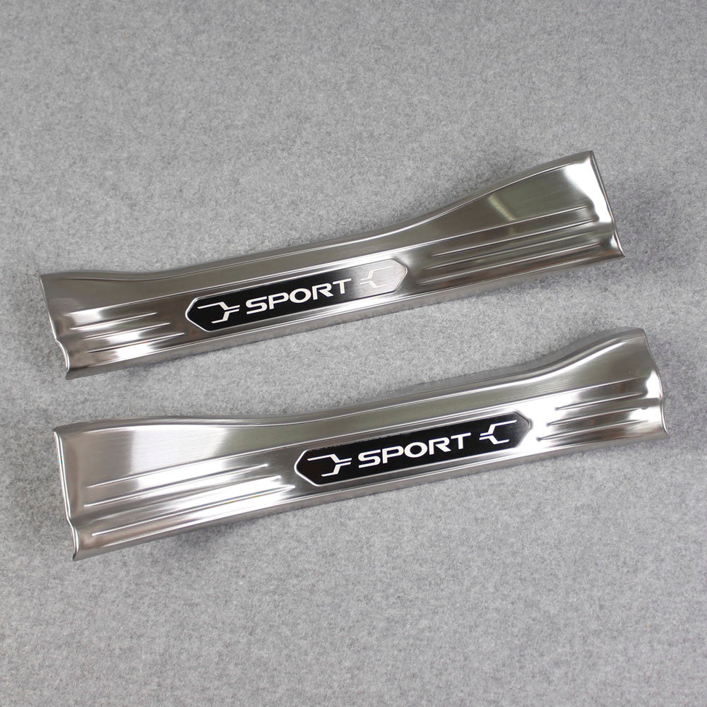 Fit for Toyota New RAV4 2019 2020 2021 2022 Inside Door Sill Scuff Plate Guard Cover Trims Stainless Steel