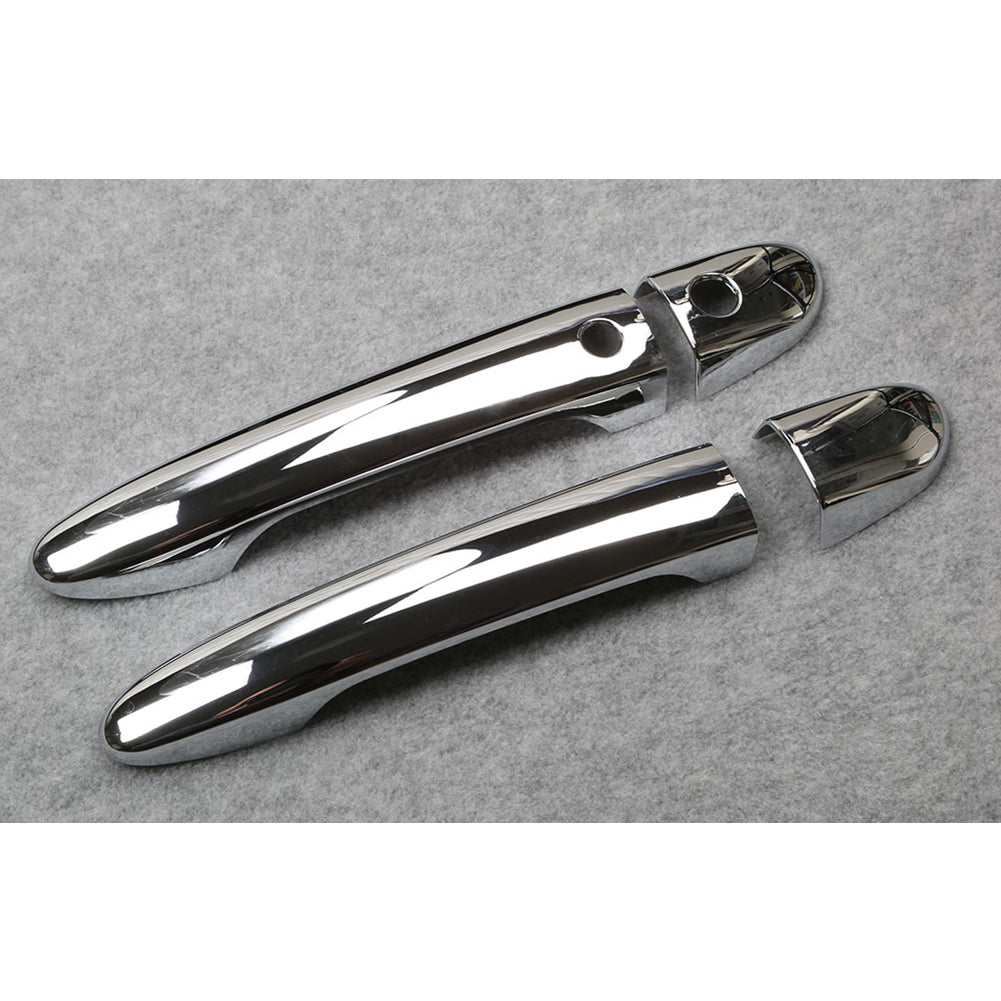 Fit For Mazda CX5 CX-5 2017 2018 2019 2020 2021 2022 2023 2024 With Smart Keyhole Chrome Door Handle Cover Trims