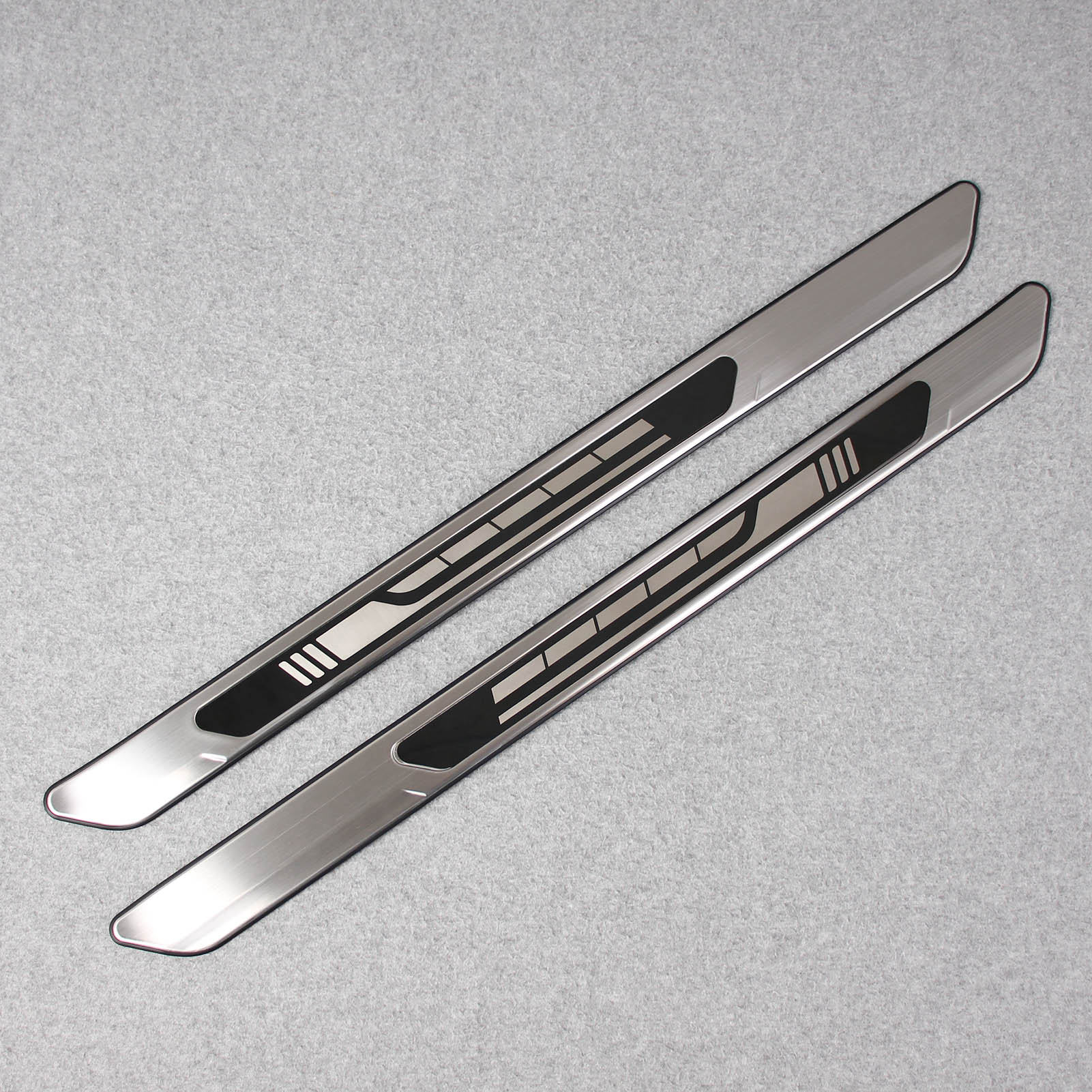 Fit for Toyota 2021 2022 Sienna Outside Door Sill Scuff Plate Guard Cover Trim Stainless Steel