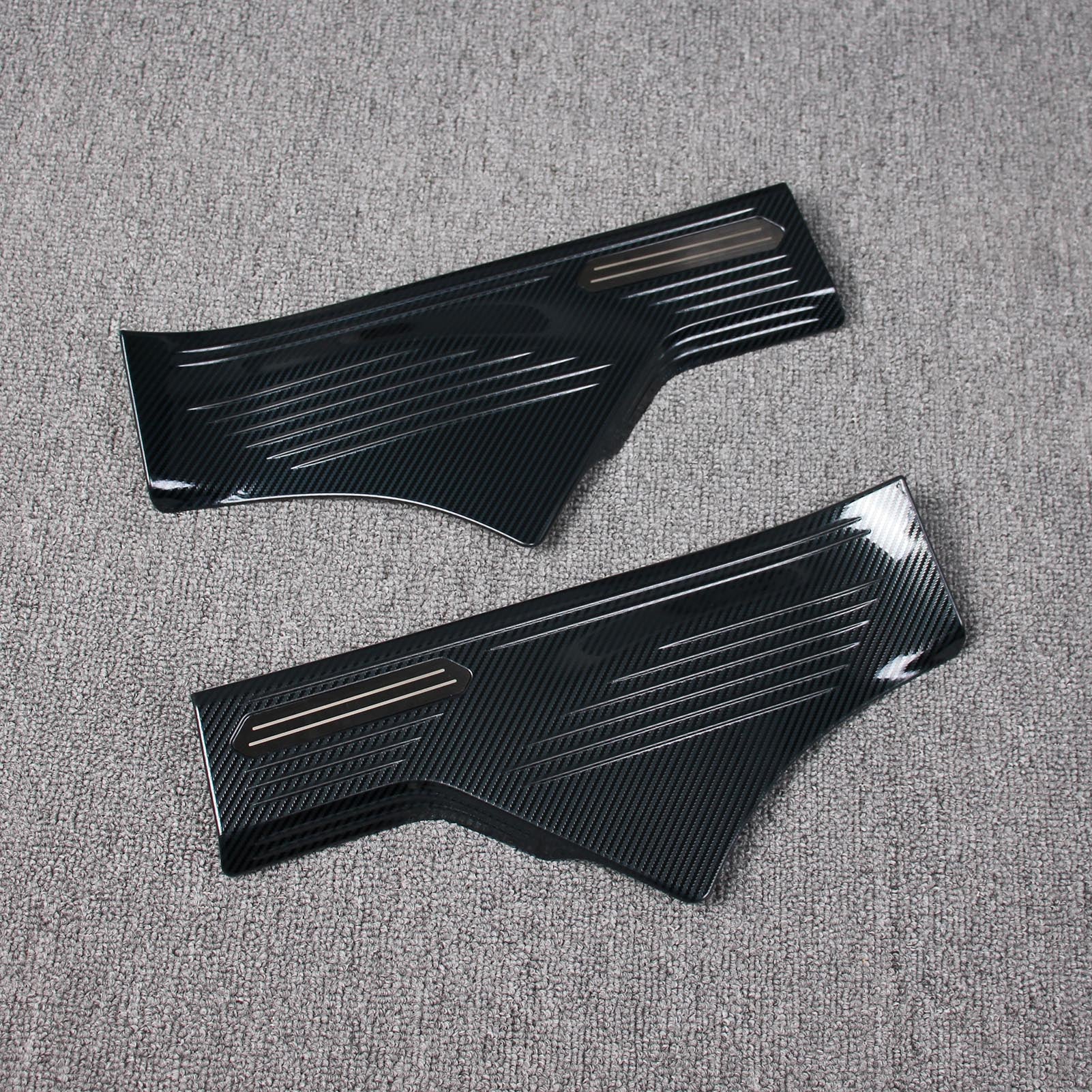 Fit for Nissan Rogue 2021 2022 Door Sill Scuff Plate Guard Cover Trims Stainless Steel