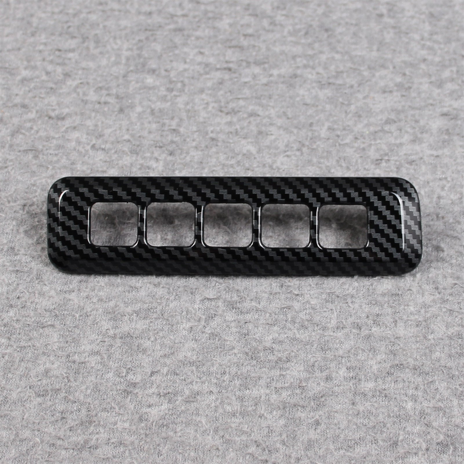 Ford F-150 2021 2022 2023 F150 Door Combination Lock Cover Trim Carbon Fiber Pattern