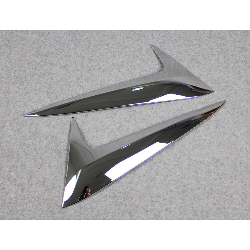 Fit For Mazda 2017 2018 2019 2020 2021 CX-9 CX9 Chrome Rear Spoiler Wing Side Beveled Window Cover Trims