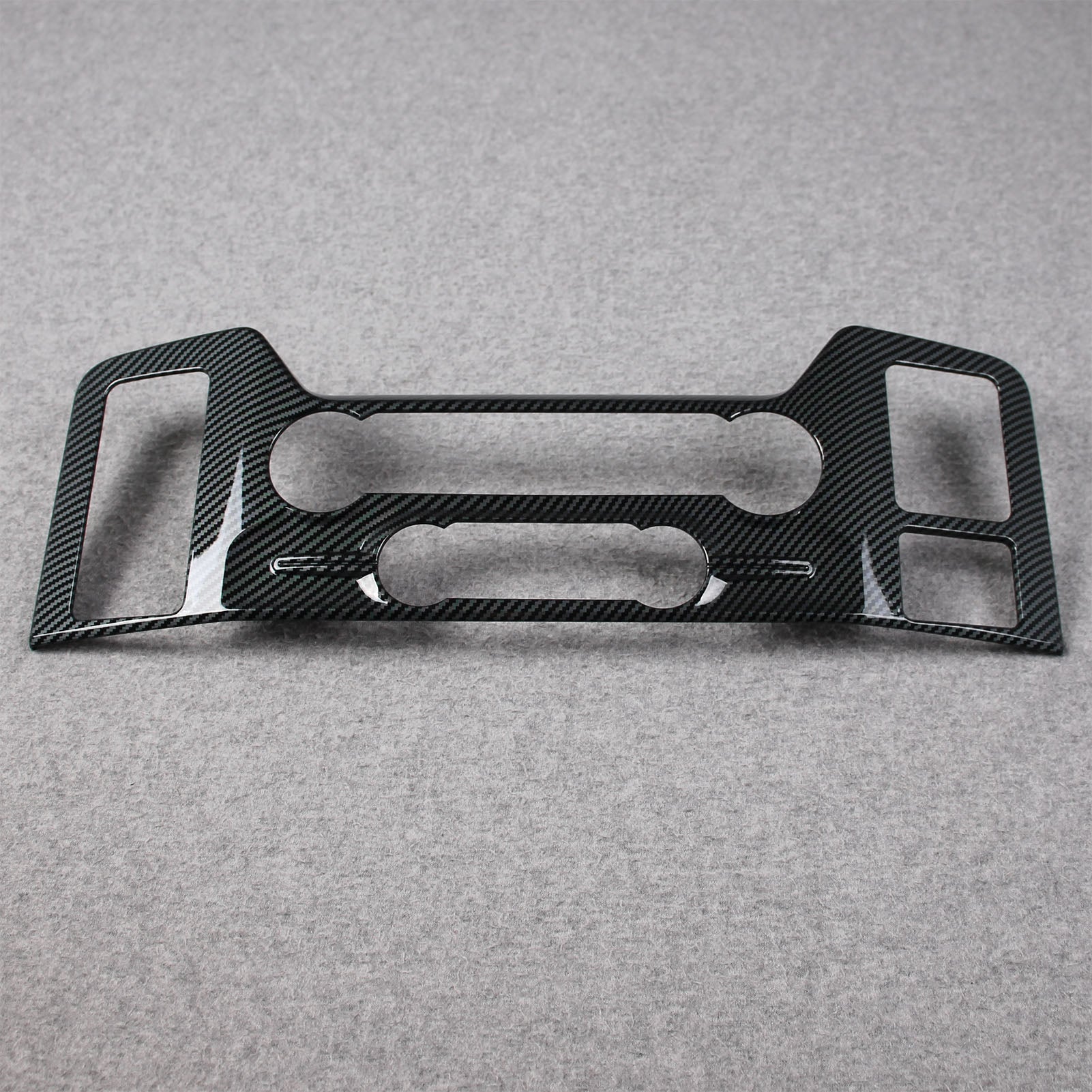 Fit for Ford F-150 2021 2022 2023 F150 Front Dashboard Panel Cover Trims Carbon Fiber Pattern (Air Conditioner Switch Panel Cover)