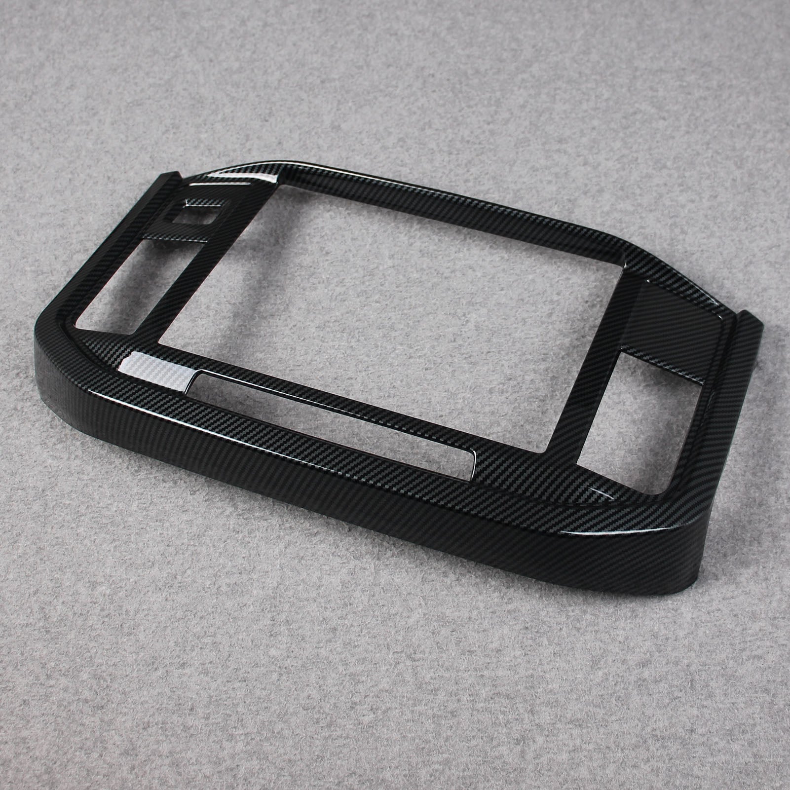 Fit for Ford F-150 2021 2022 2023 F150 Front Dashboard Panel Cover Trims Carbon Fiber Pattern (Navigation Panel Cover)