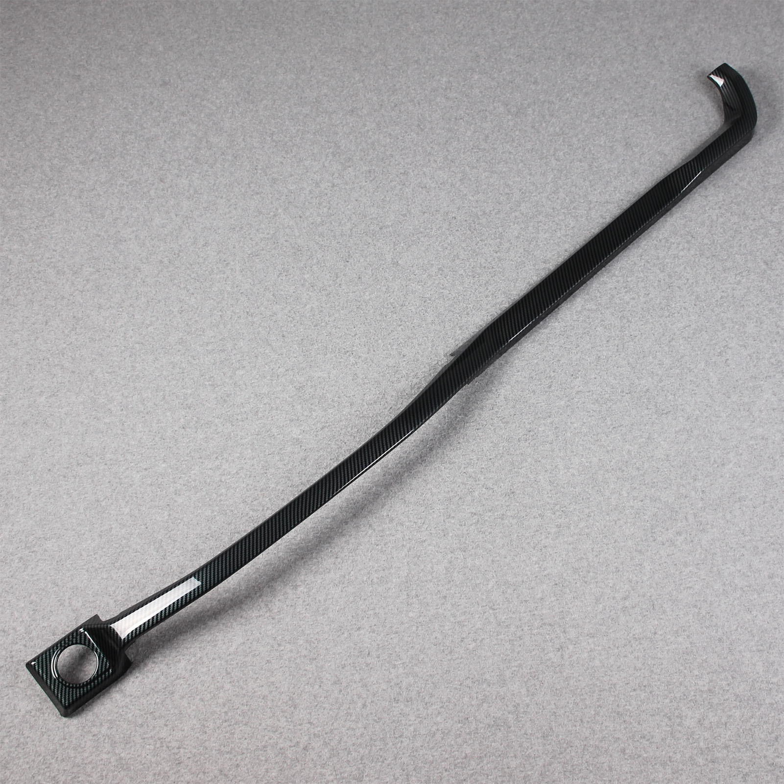 Fit for Ford F-150 2021 2022 2023 F150 Front Dashboard Panel Cover Trims Carbon Fiber Pattern (Front Dashboard Panel Cover)