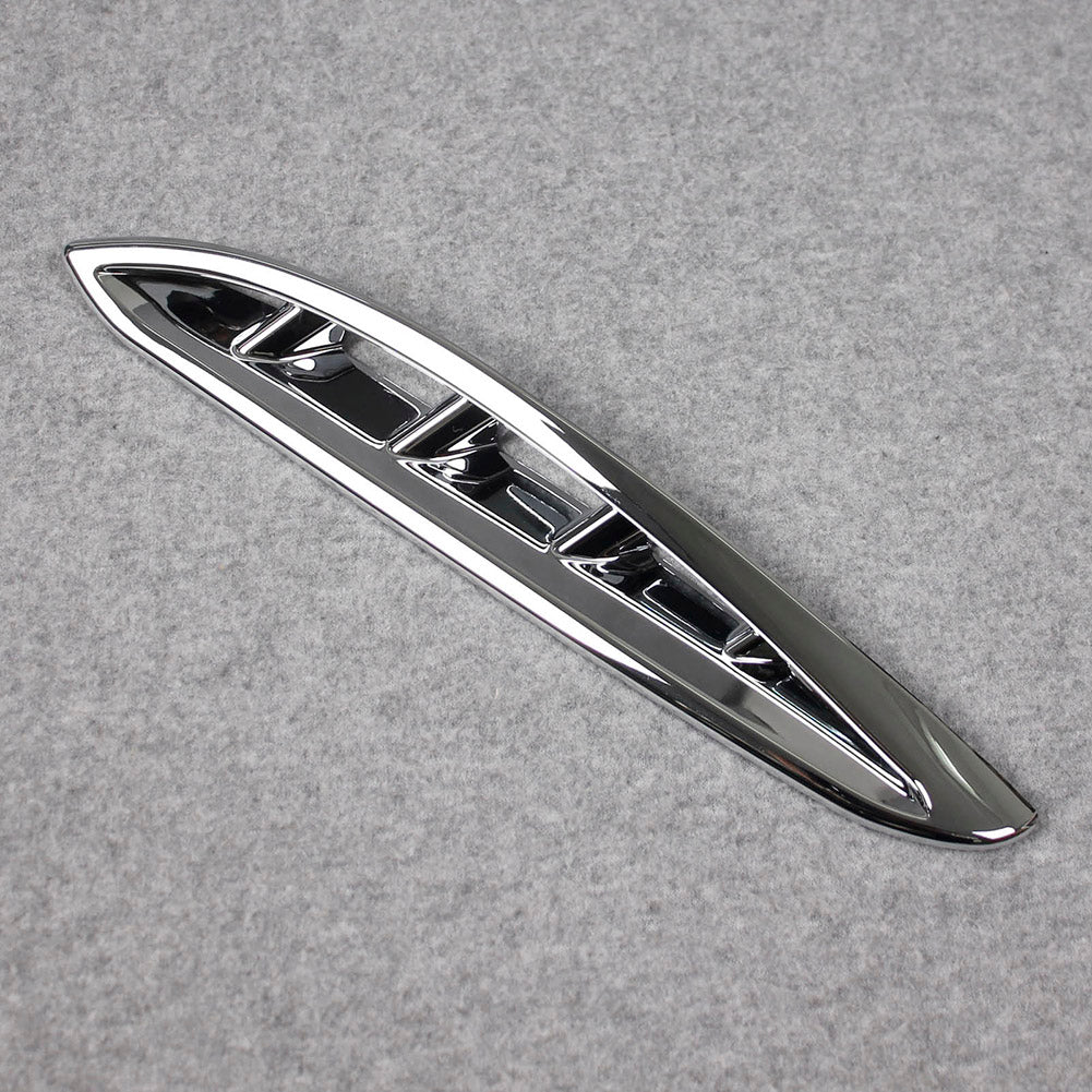 Fit for Toyota VENZA 2021 Chrome Front Corner Mesh Grill Molding Cover Trims