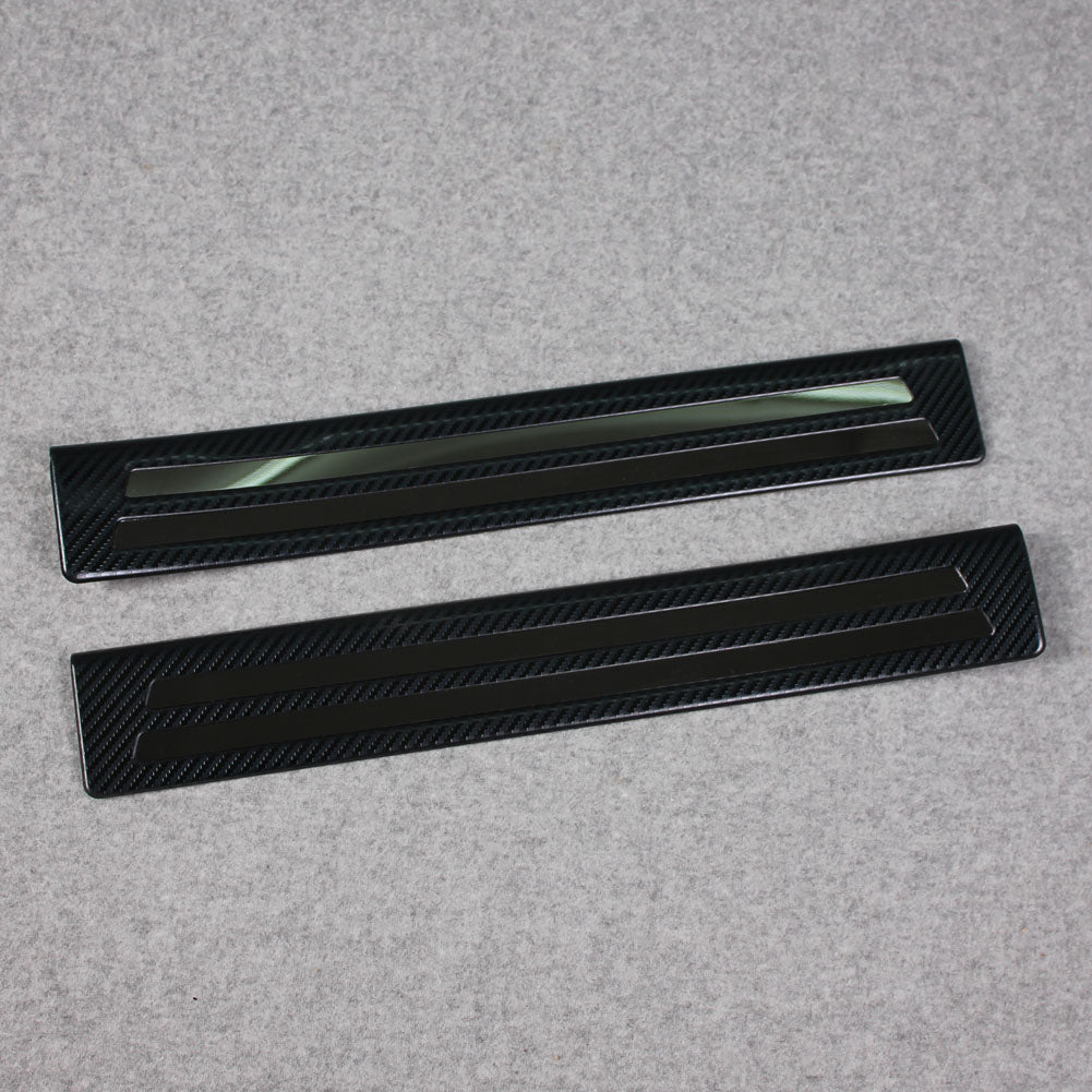 Fit for 2019 2020 2021 Mazda 3 Axela Sedan Outside Door Sill Scuff Plate Guard Cover Trims Stainless Steel