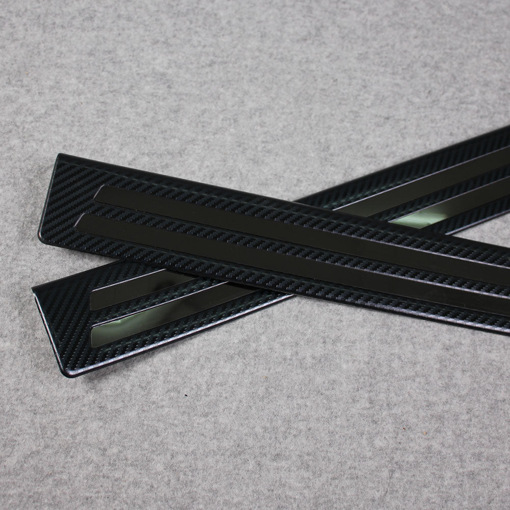 Fit for 2019 2020 2021 Mazda 3 Axela Sedan Outside Door Sill Scuff Plate Guard Cover Trims Stainless Steel