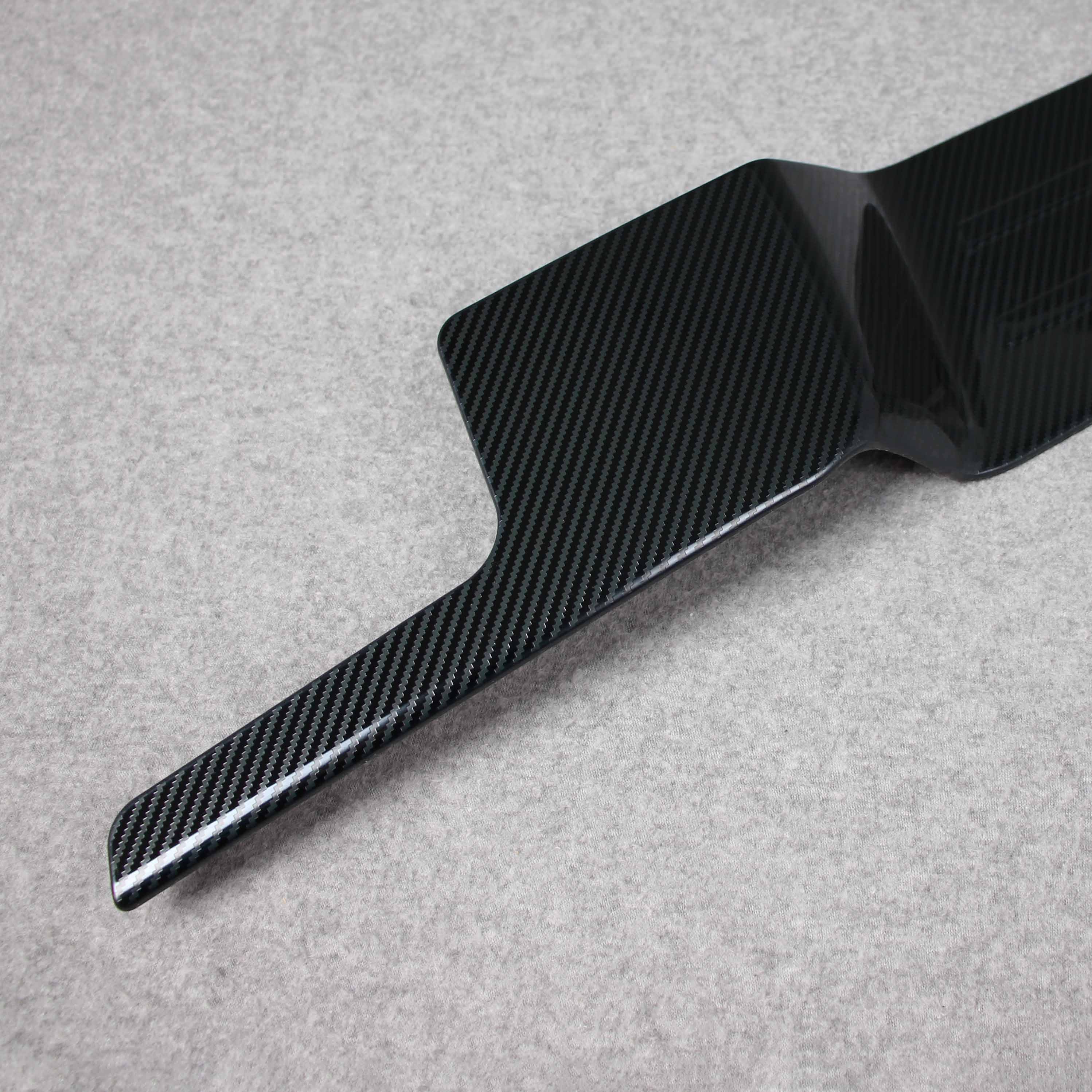 Schwarz Carbon Fiber griff Oder Chrome Side Tür Abdeckung Trim Set