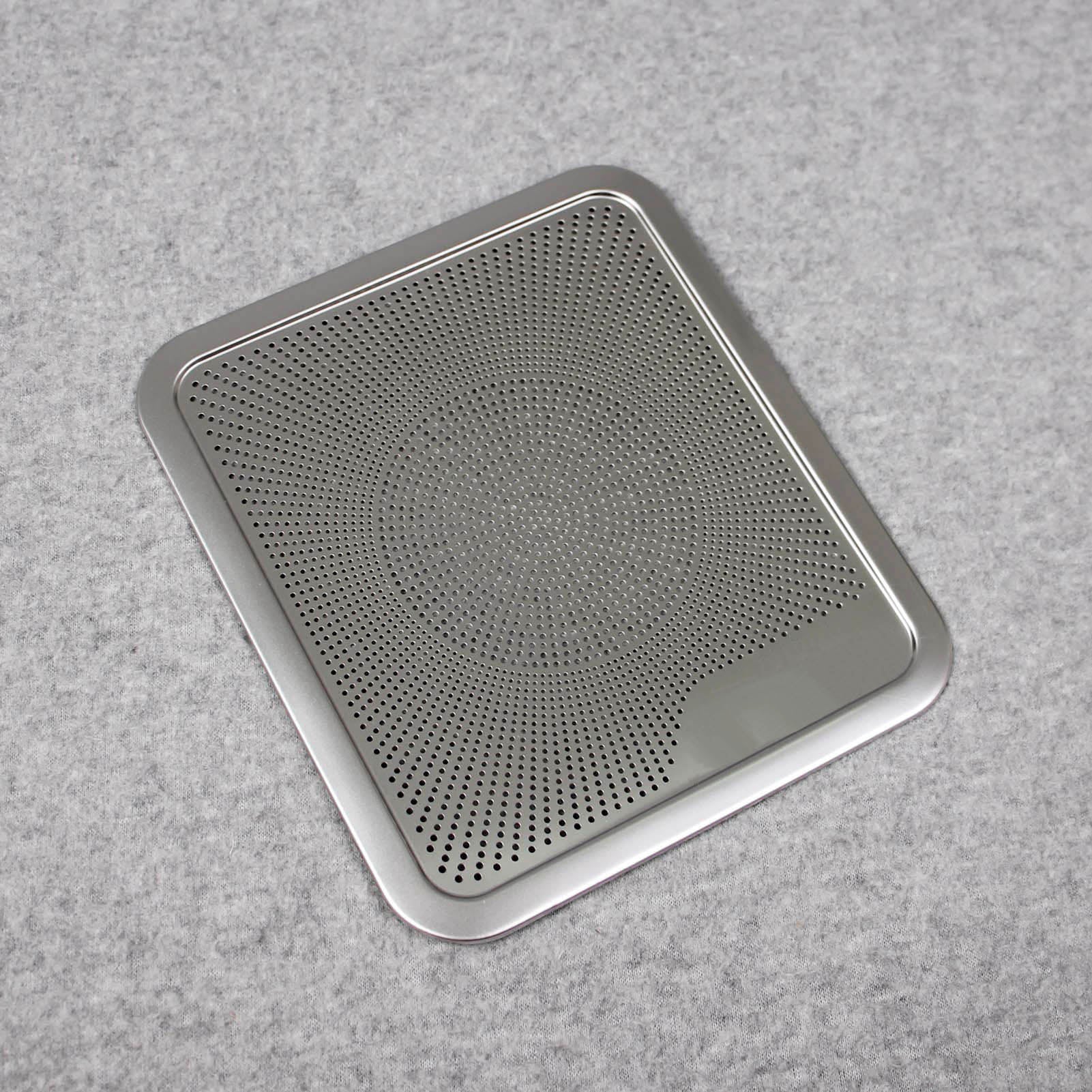 For Ford F-150 2015 2016 2017 2018 2019 2020 Interior 4 Door Sound Speaker Cover Trims Stainless Steel