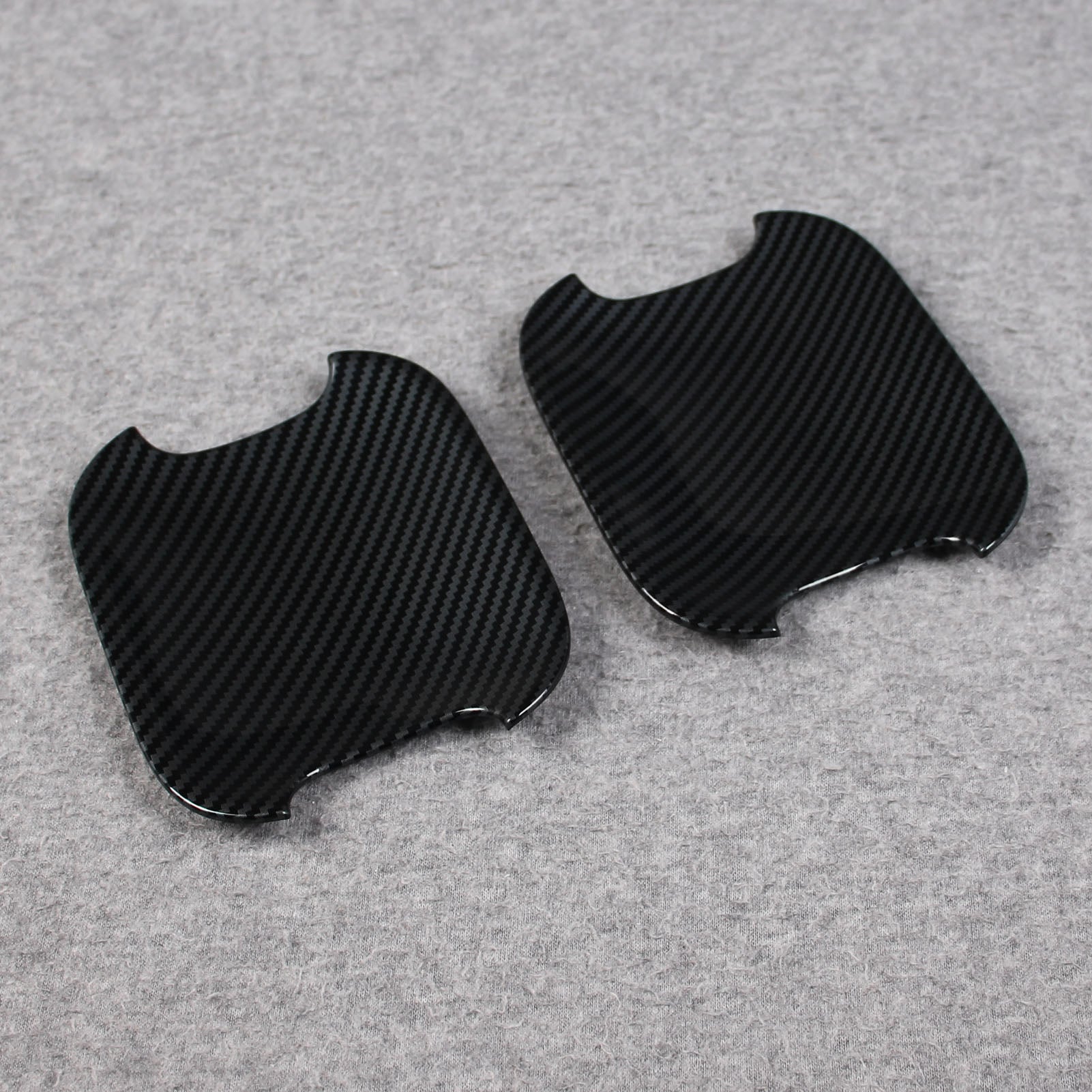Ford F-150 2021 2022 2023 F150 Door Handle Bowl Cover Trims Carbon Fiber Pattern
