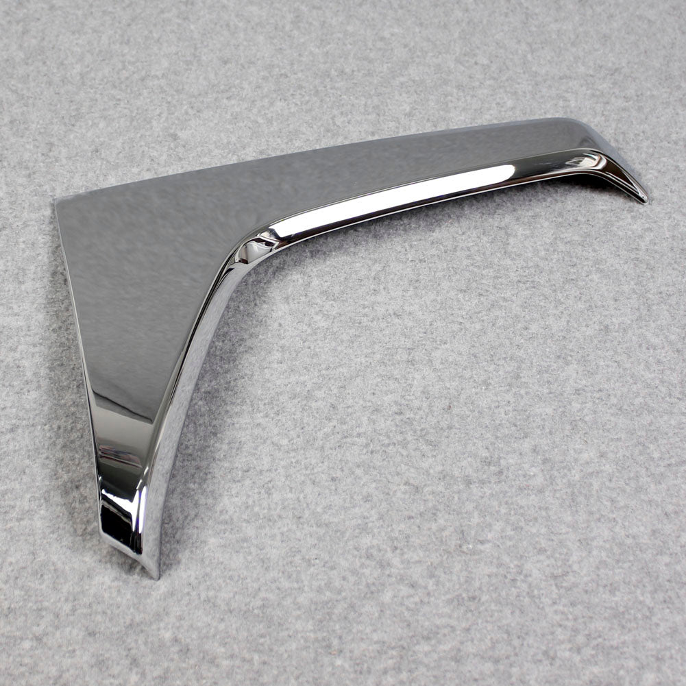 Fit for Subaru Forester 2019 2020 2021 2022 Chrome Rear Spoiler Wing Side Beveled Window Cover Trim