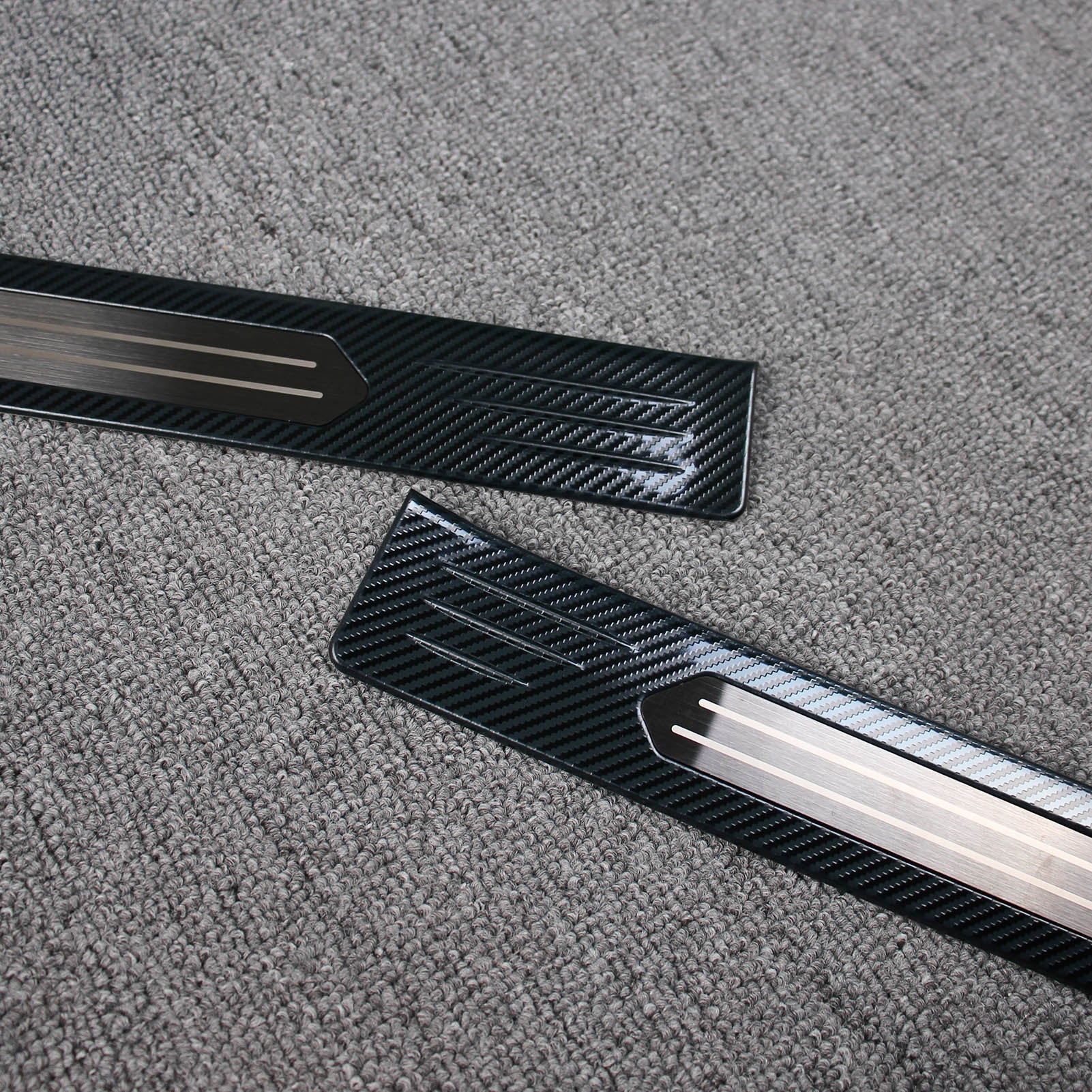 Fit for Nissan Rogue 2021 Door Sill Scuff Plate Guard Cover Trims Stainless Steel