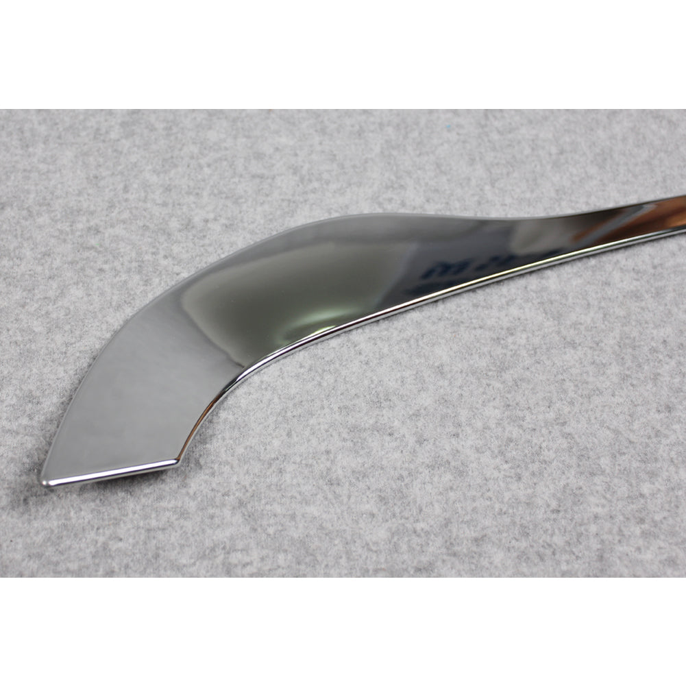 Fit For Mazda 2017 2018 2019 2020 2021 CX-5 CX5 Chrome Front Fog Light Lamp Moulding Cover Bezel Trims