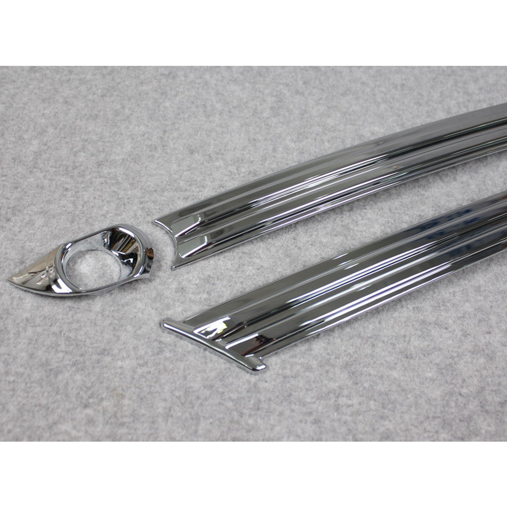 Fit For Mazda 2017 2018 2019 2020 2021 CX-5 CX5 Grand Touring/Grand Select Model Chrome Front Fog Light Lamp Cover Bezel Trim