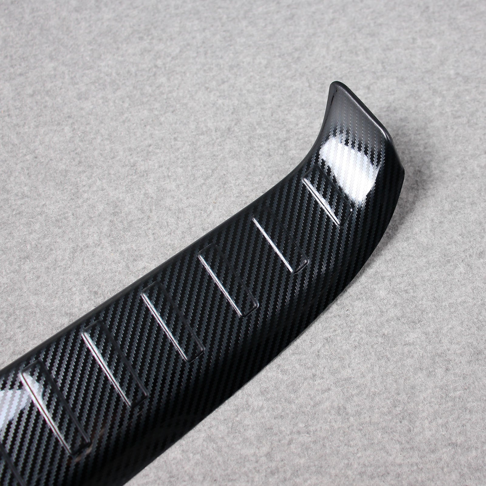 Fit for Toyota 2021 2022 Sienna Rear Inside Bumper Sill Plate Guard Cover Trim Stainless Steel (Black)