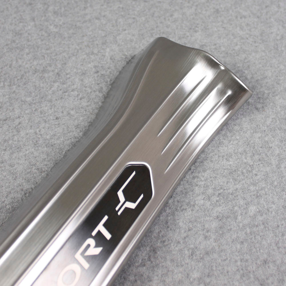 Fit for Toyota New RAV4 2019 2020 2021 2022 Inside Door Sill Scuff Plate Guard Cover Trims Stainless Steel