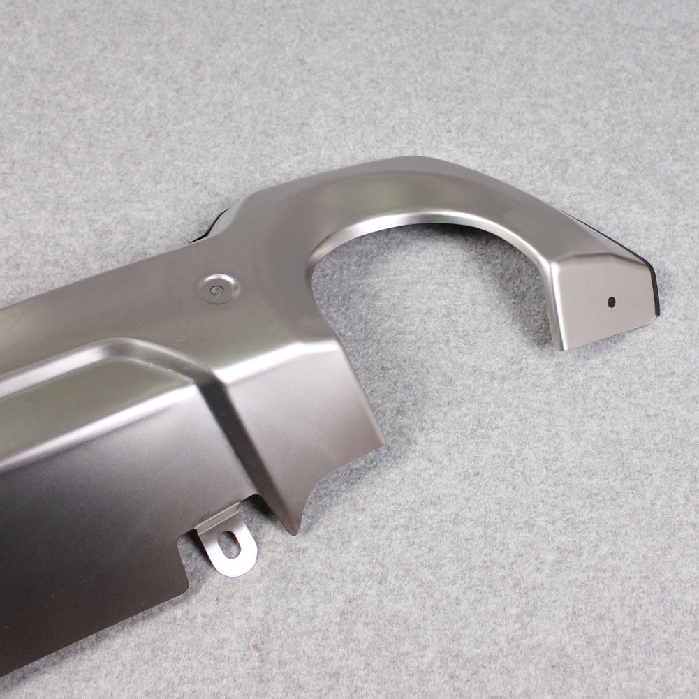 Fit For Subaru 2019 2020 2021 Forester Front + Rear Bumper Guard Protector Plate Cover Trims Stainless Steel