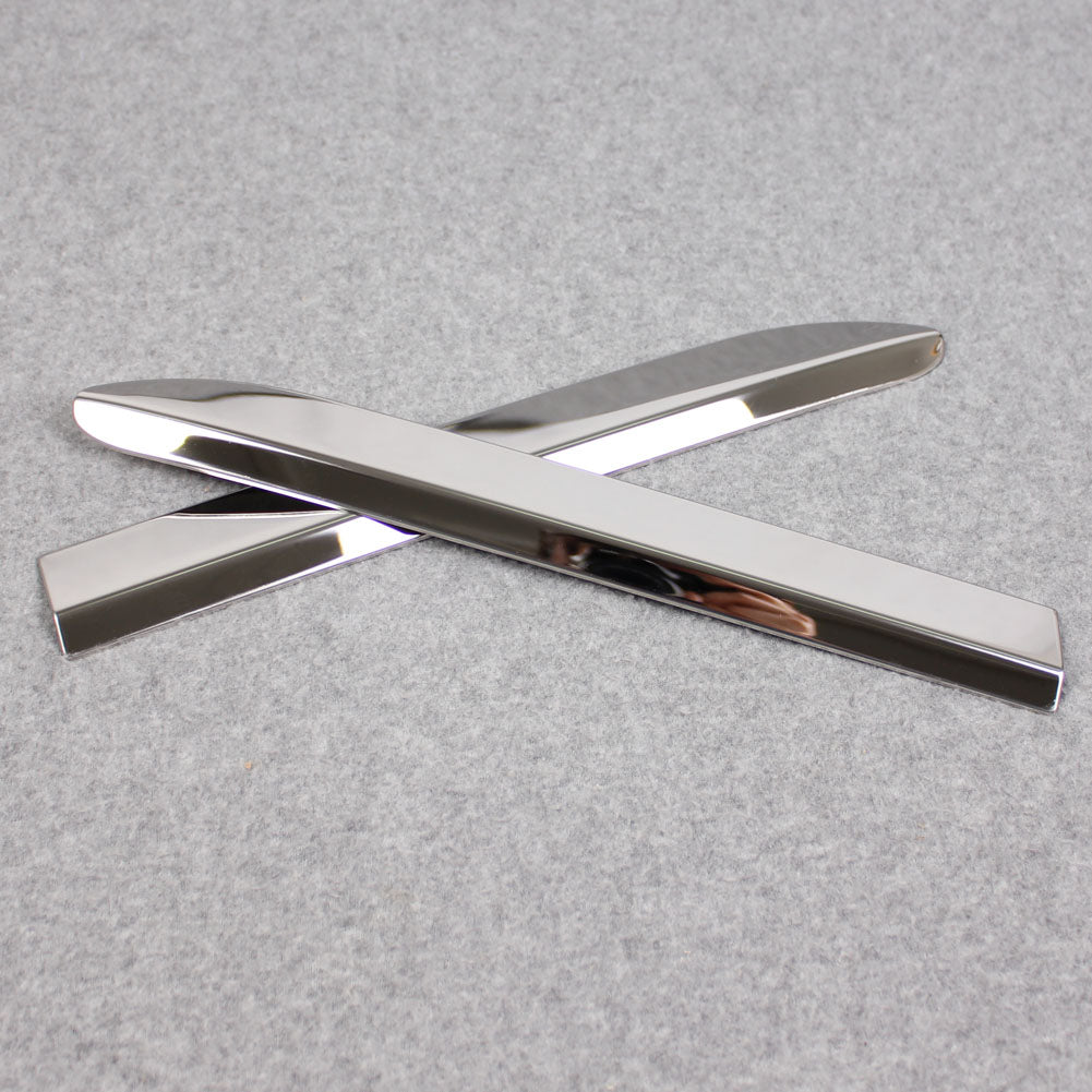 Fit for Subaru Forester 2019 2020 2021 Bumper Corner Edge Protection Cover Trim Stainless Steel