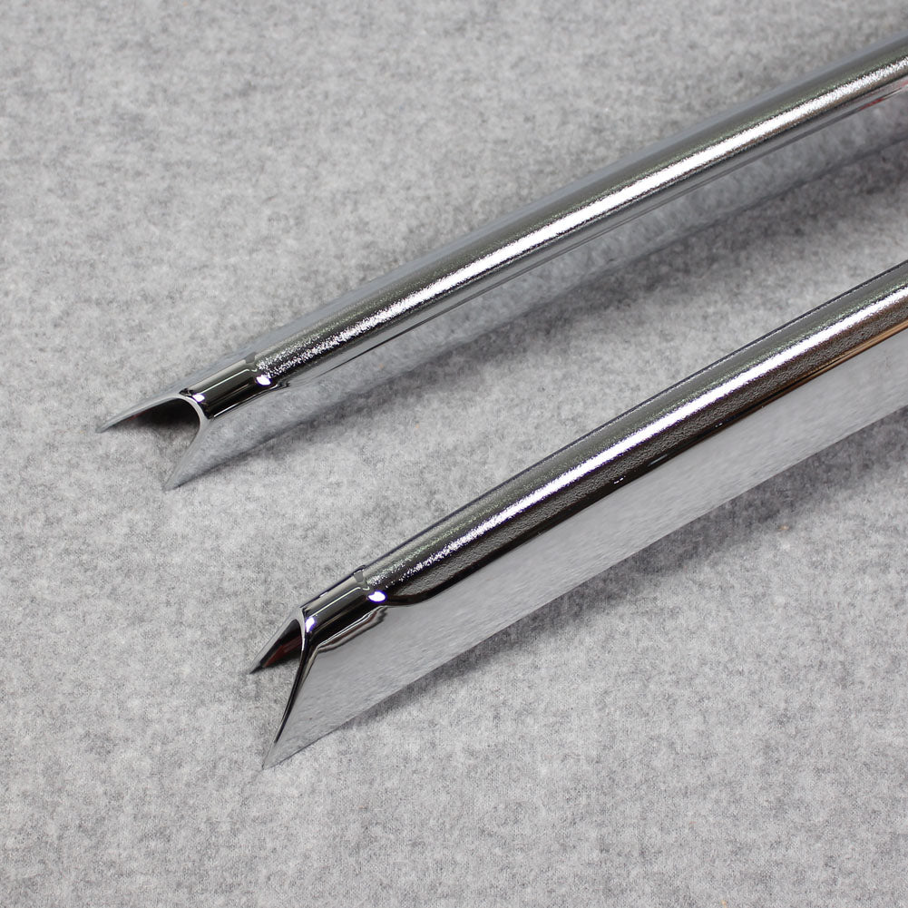 Fit For Mercedes Benz New GLC GLC300 2020 2021 2022 Front Corner Mesh Grill Molding Cover Trim Chrome