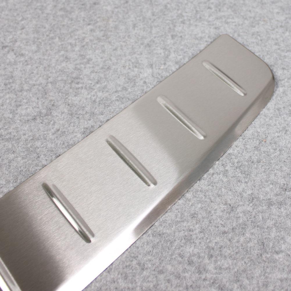 Fit for BMW New X3 Sport 2018 2019 2020 2021 Rear Outside Bumper Sill Plate Guard Cover Trim Stainless