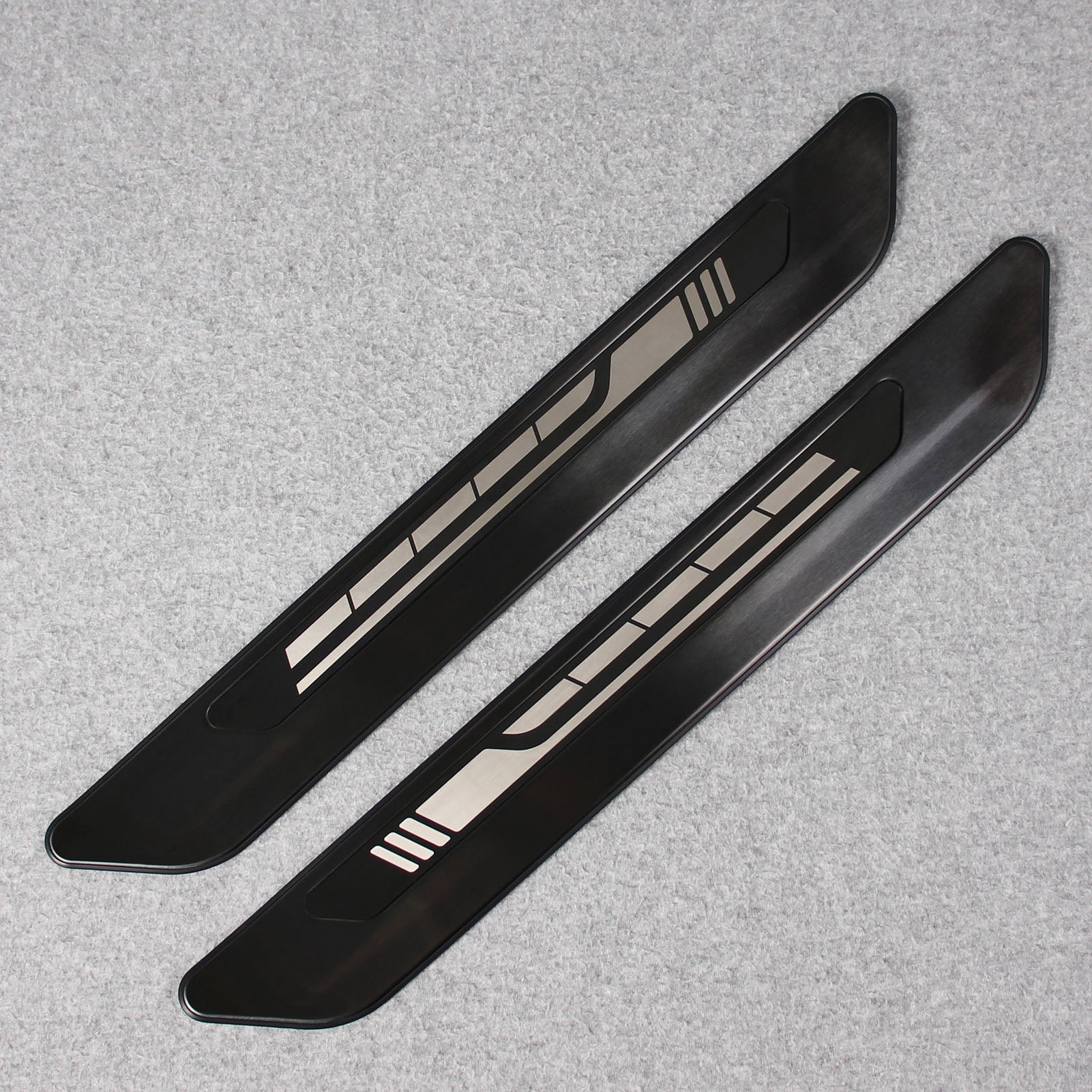 Fit for Toyota 2021 2022 Sienna Outside Door Sill Scuff Plate Guard Cover Trim Stainless Steel
