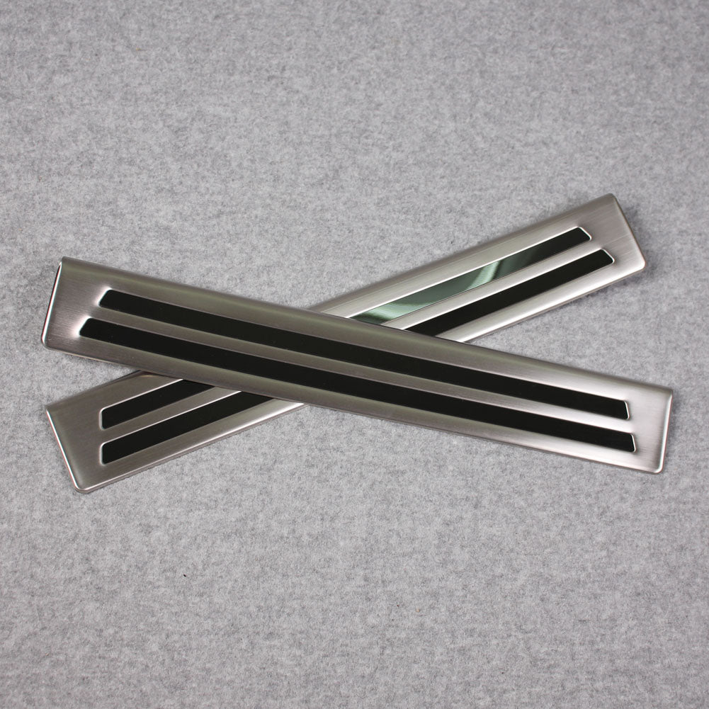 Fit for 2019 2020 2021 Mazda 3 Axela Sedan Outside Door Sill Scuff Plate Guard Cover Trims Stainless Steel