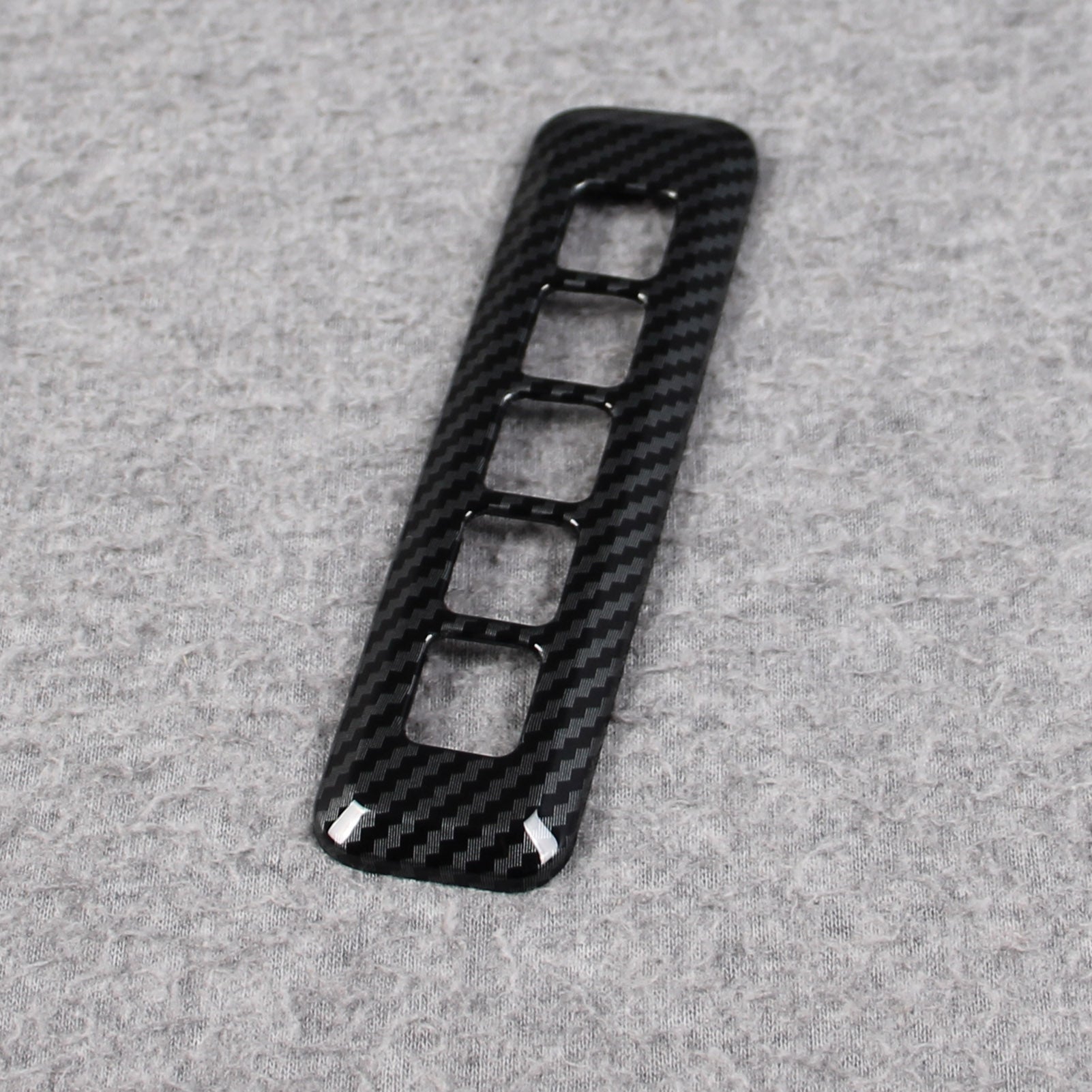 Ford F-150 2021 2022 2023 F150 Door Combination Lock Cover Trim Carbon Fiber Pattern