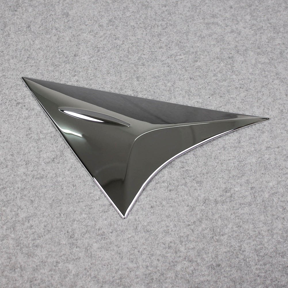 Fit for Toyota VENZA 2021 2022 2023 2024 Chrome Rear Spoiler Wing Side Beveled Window Cover Trims