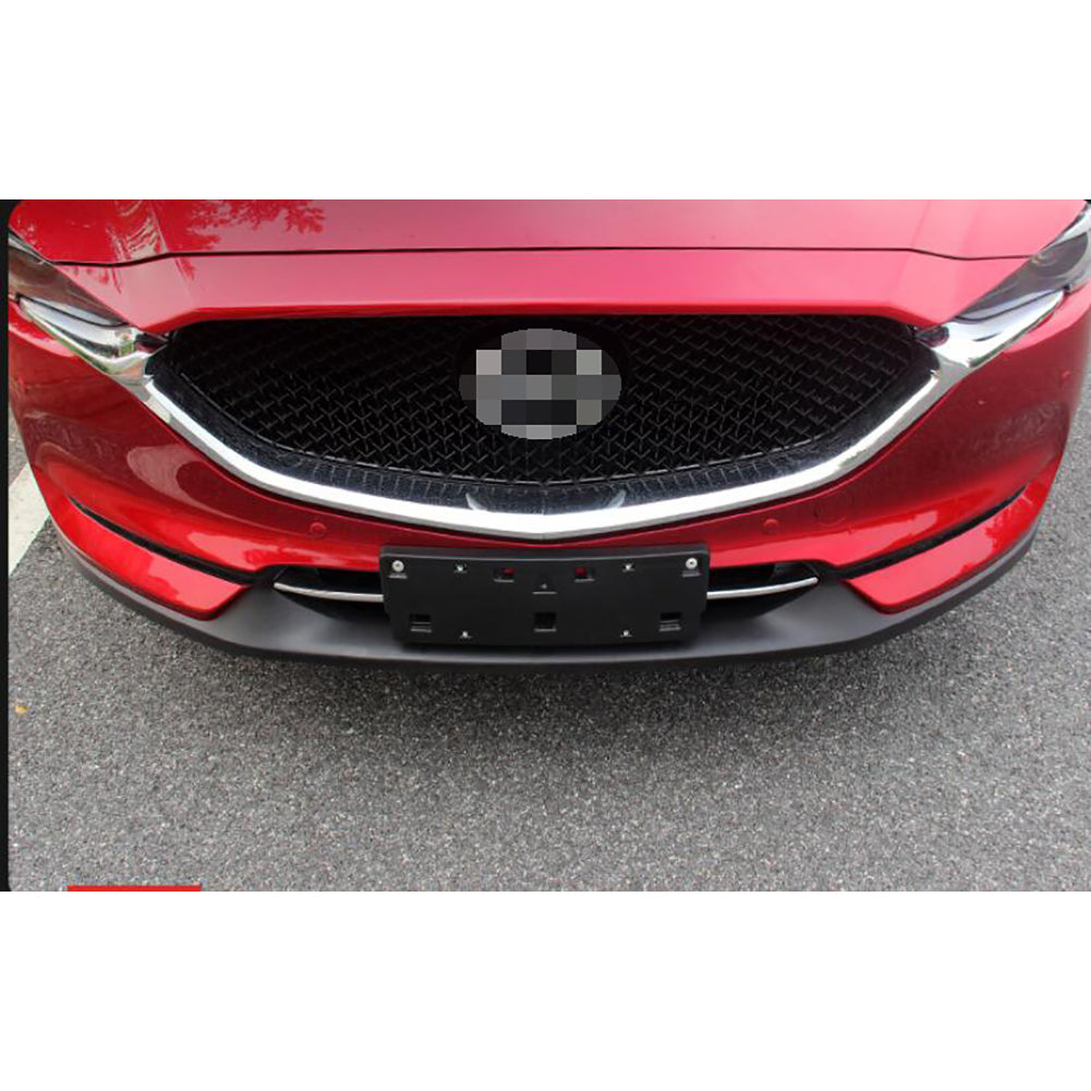 Fit For Mazda 2017 2018 2019 2020 2021 CX-5 CX5 Chrome Front Lower Grill Grille Cover Trims