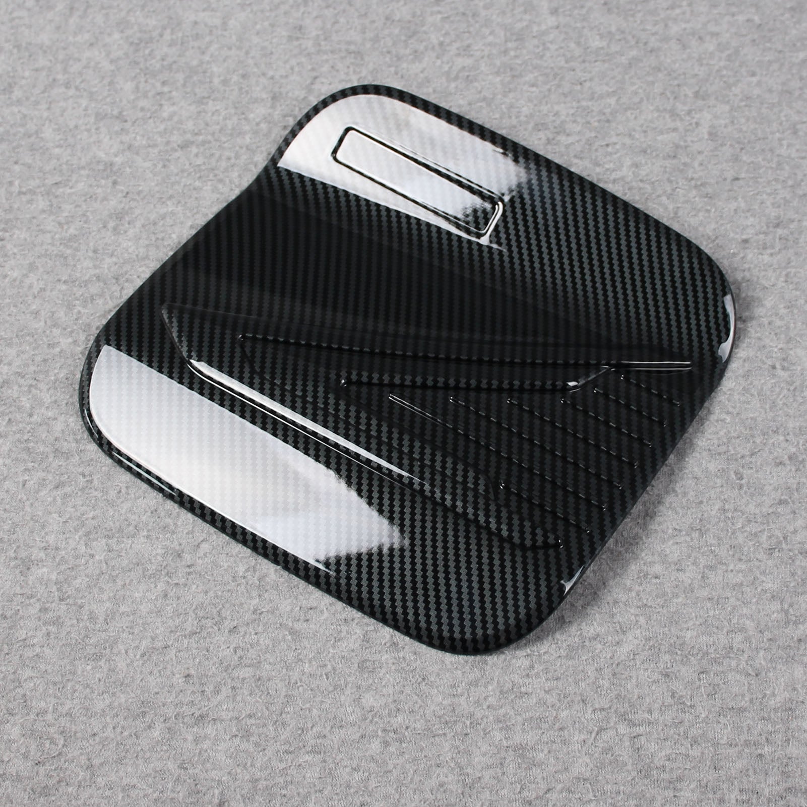 For Toyota Sienna 2021 2022 Fuel Gas Tank Cap Cover Trim Carbon Fiber Pattern