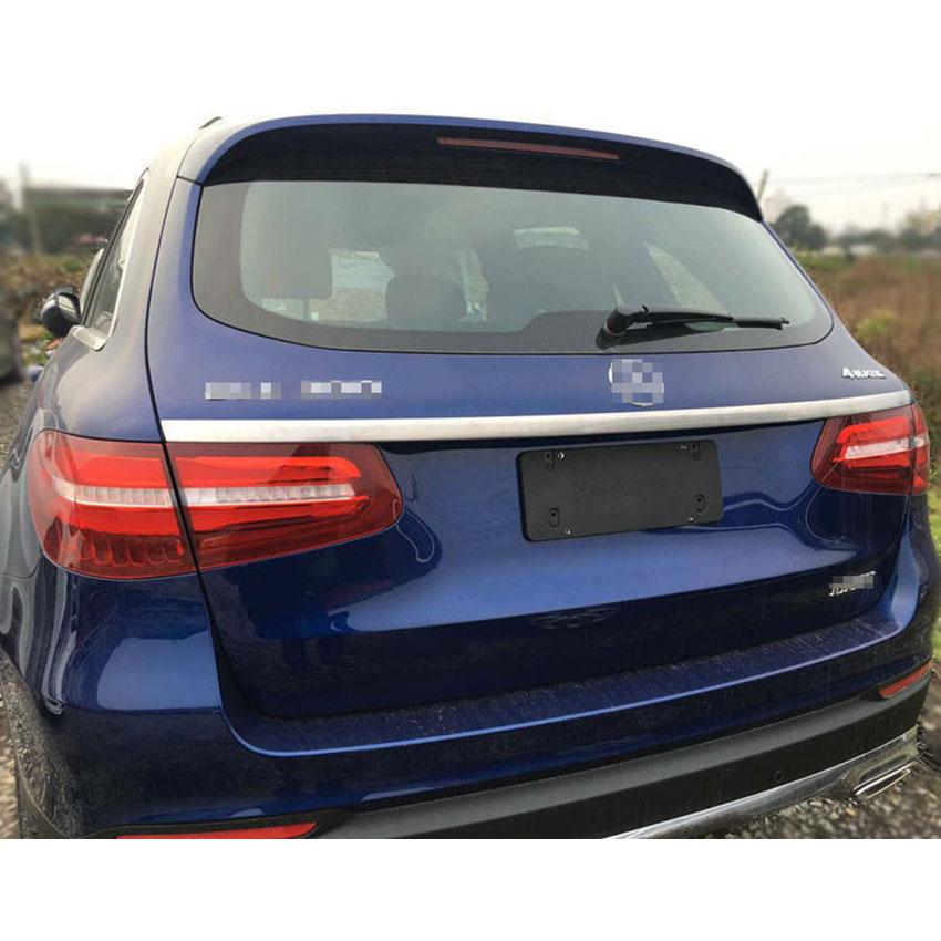 Fit for Benz GLC GLC300 2016 2017 2018 2019 2020 2021 2022 Rear Trunk Lid Moulding Trim Stainless Steel