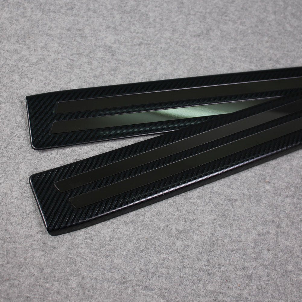 Fit for 2019 2020 2021 Mazda 3 Axela Sedan Outside Door Sill Scuff Plate Guard Cover Trims Stainless Steel