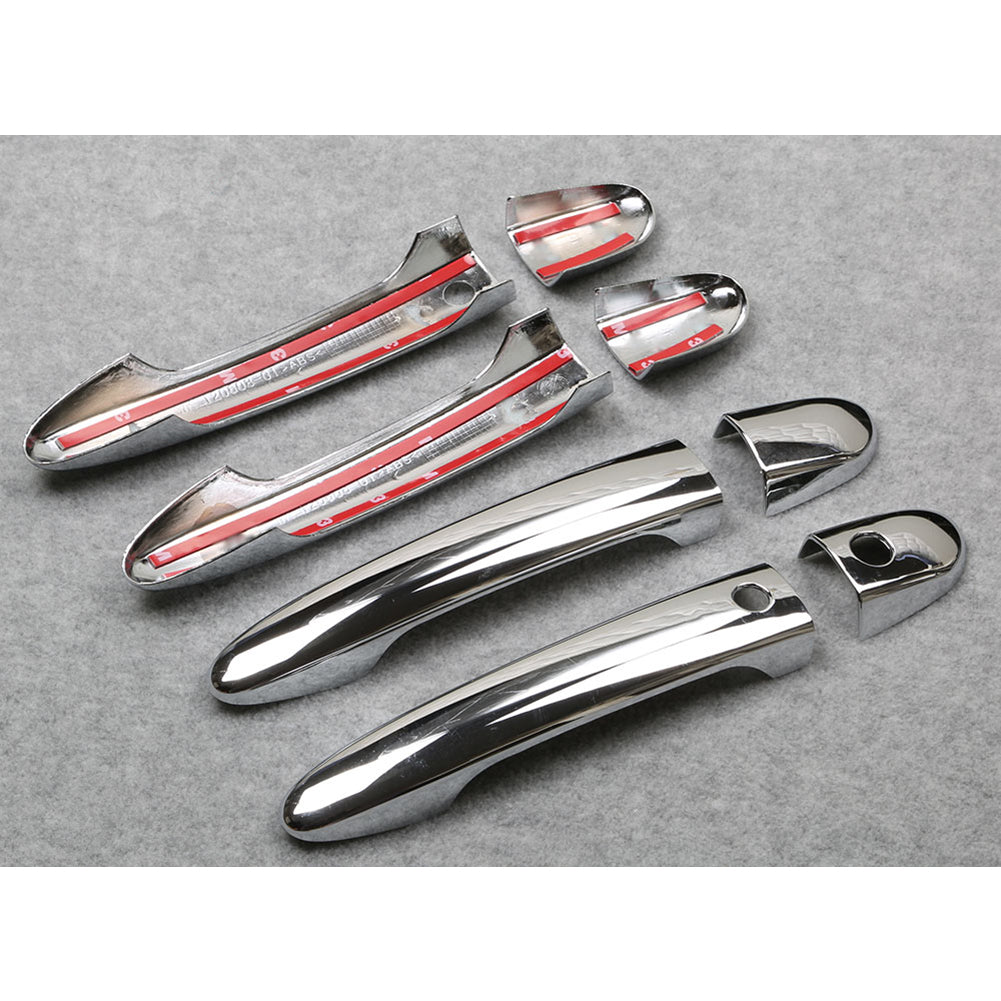 Fit For Mazda CX5 CX-5 2017 2018 2019 2020 2021 2022 2023 2024 With Smart Keyhole Chrome Door Handle Cover Trims