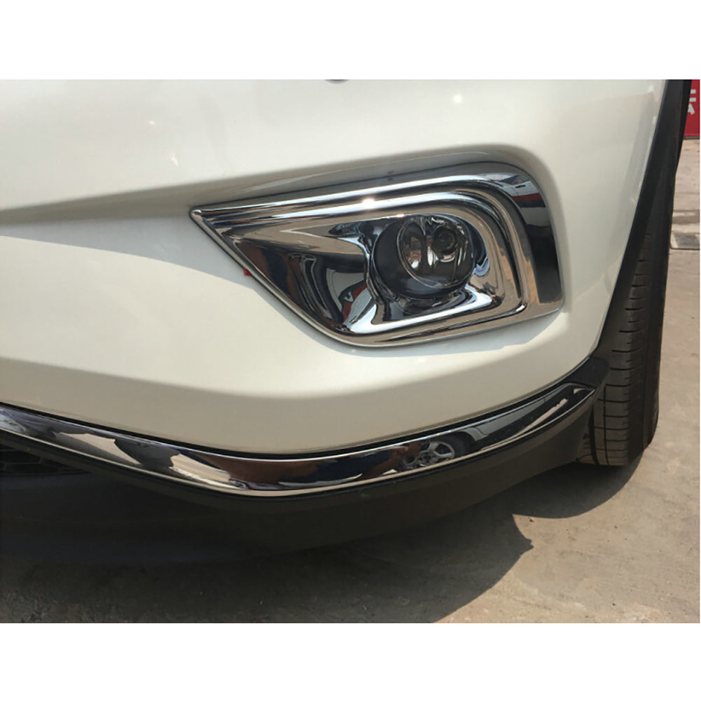 Fit for Nissan Murano 2015 2016 2017 2018 Chrome Car Front Fog Light Lamp Cover Trim Trims ABS