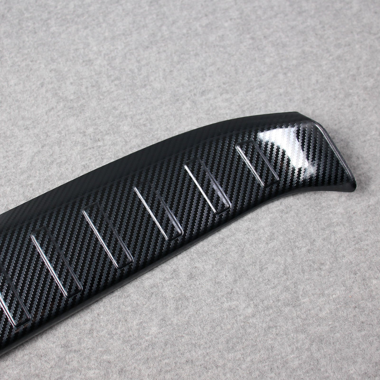 Fit for Toyota 2021 2022 Sienna Rear Inside Bumper Sill Plate Guard Cover Trim Stainless Steel (Black)