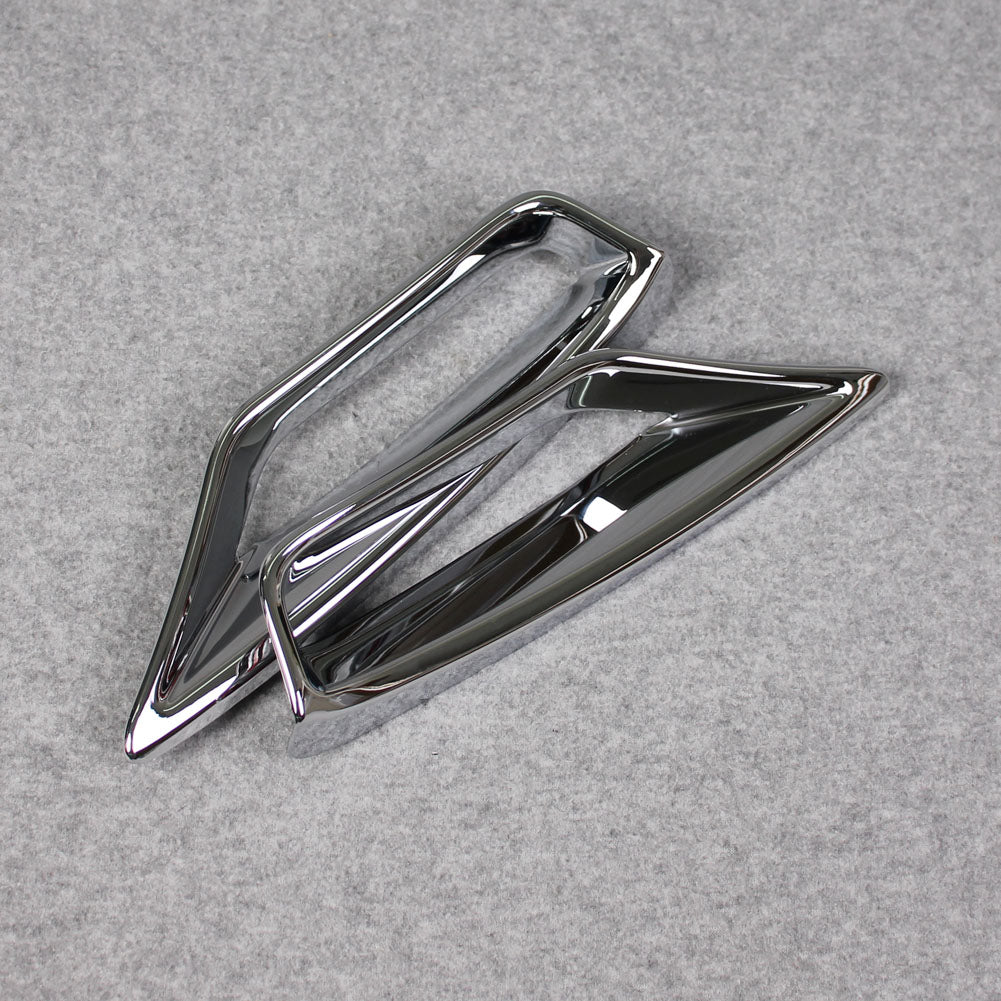 Fit For Lexus RX350 RX350L RX450h RX450hl 2020 2021 2022 Chrome Front Fog Light Lamp Cover Trims ABS