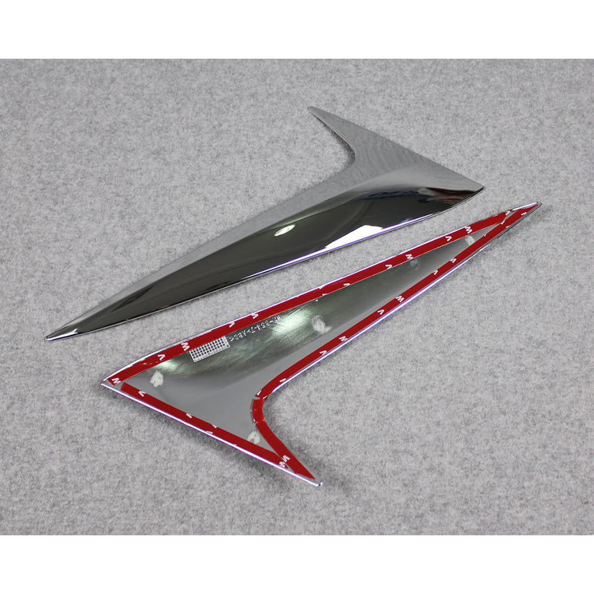 Fit For Mazda 2017 2018 2019 2020 2021 CX-9 CX9 Chrome Rear Spoiler Wing Side Beveled Window Cover Trims