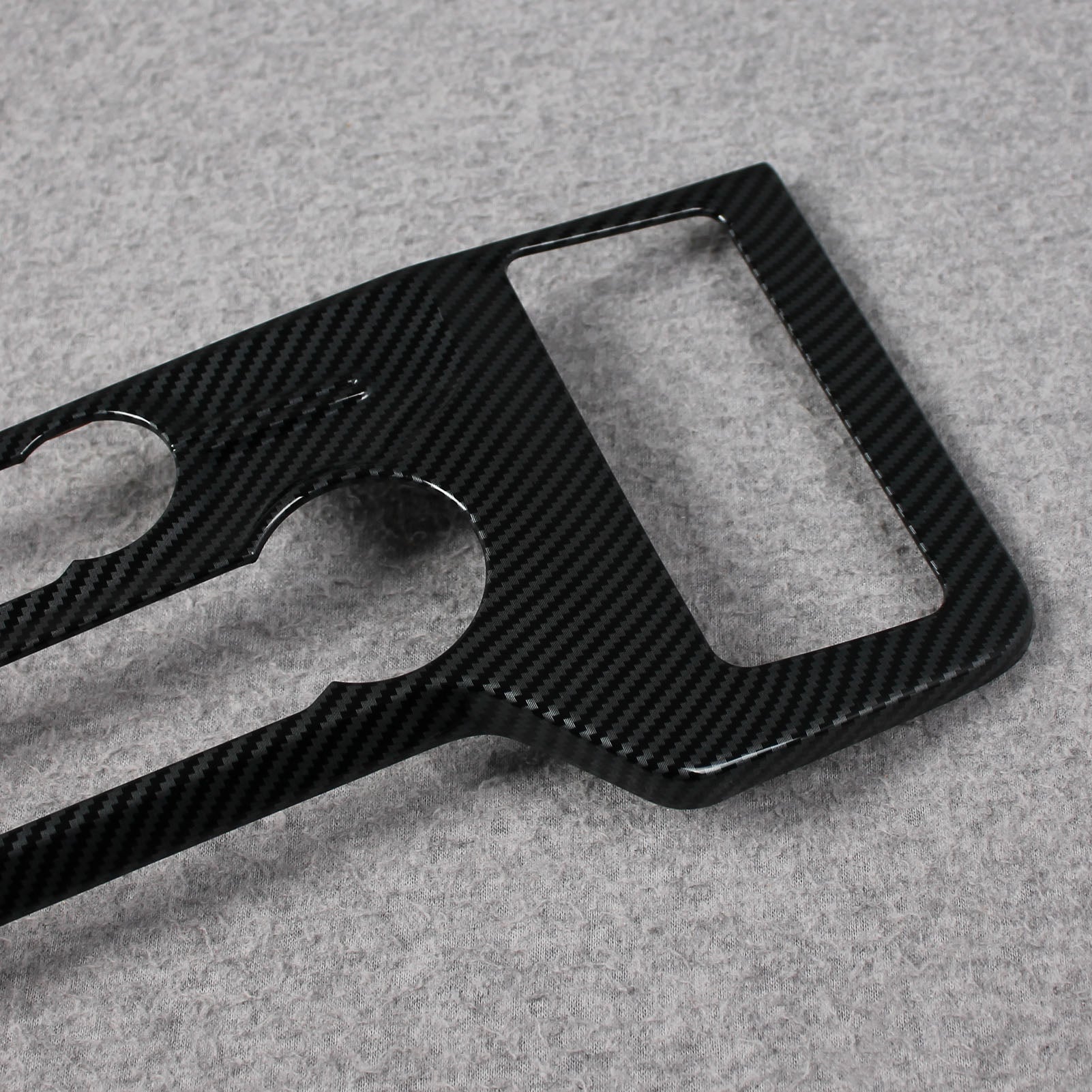 Fit for Ford F-150 2021 2022 2023 F150 Front Dashboard Panel Cover Trims Carbon Fiber Pattern (Air Conditioner Switch Panel Cover)