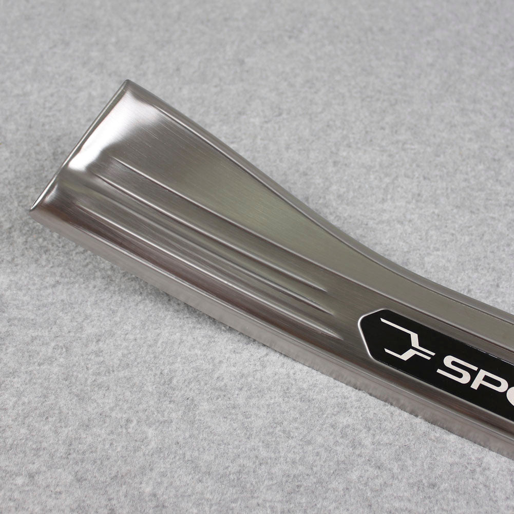 Fit for Toyota New RAV4 2019 2020 2021 2022 Inside Door Sill Scuff Plate Guard Cover Trims Stainless Steel