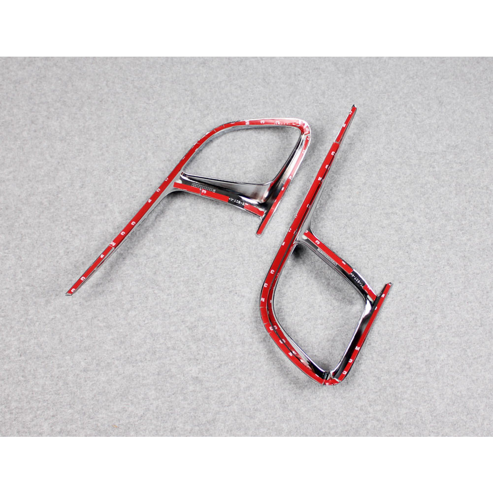 Fit for Toyota Highlander 2015 2016 2017 2018 2019 Chrome Rear Fog Light Lamp Cover Trim
